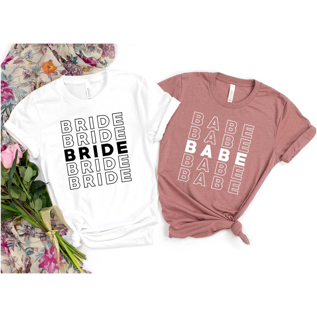 Bride Babe Shirt, Bridal Tee, Funny product image 1