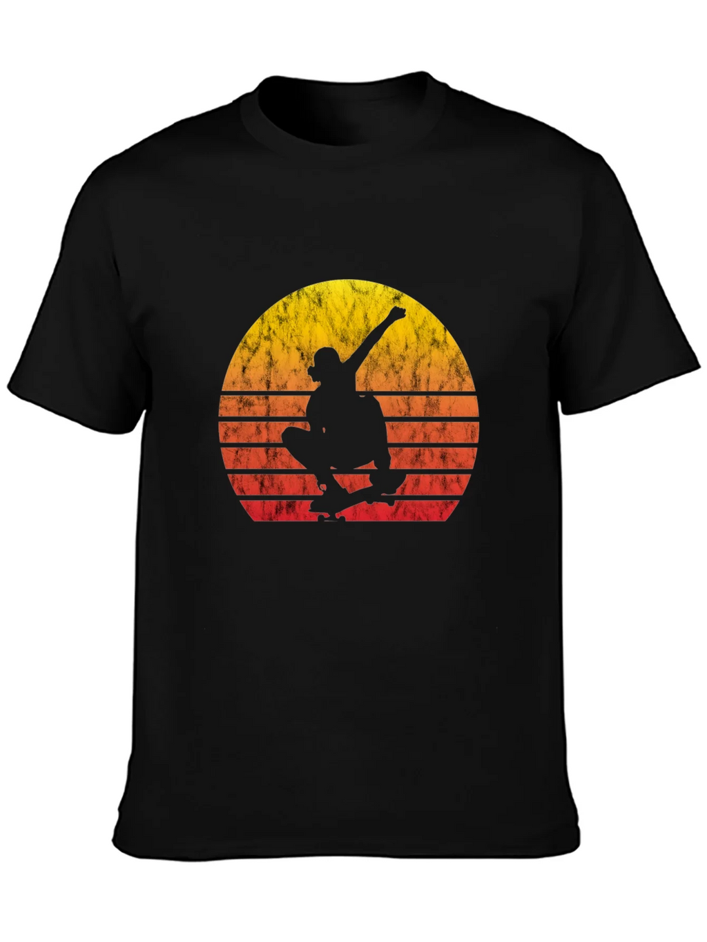 Skateboarder Sunset Graphic T-Shirt product image 2