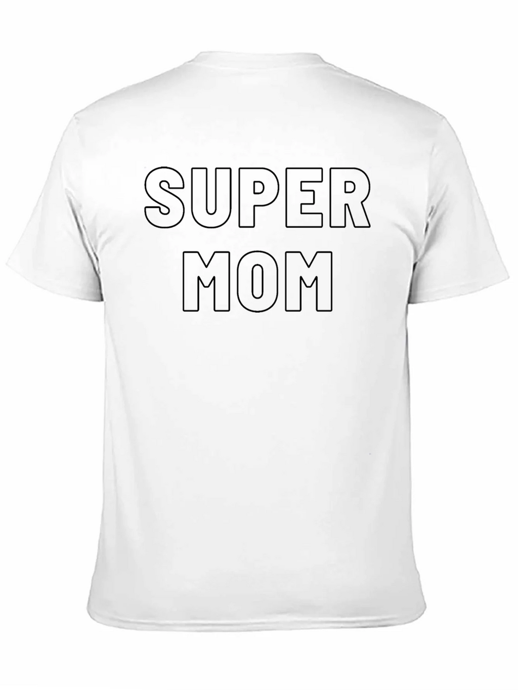 Super Mom Graphic T-Shirt - Black Cotton Tee product image 9