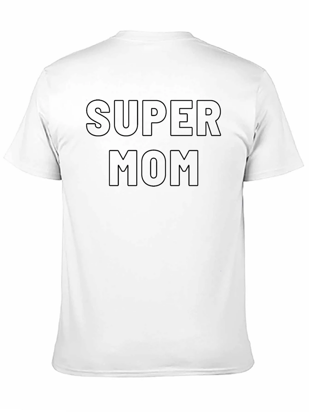 Super Mom Graphic T-Shirt - Black Cotton Tee product image 9
