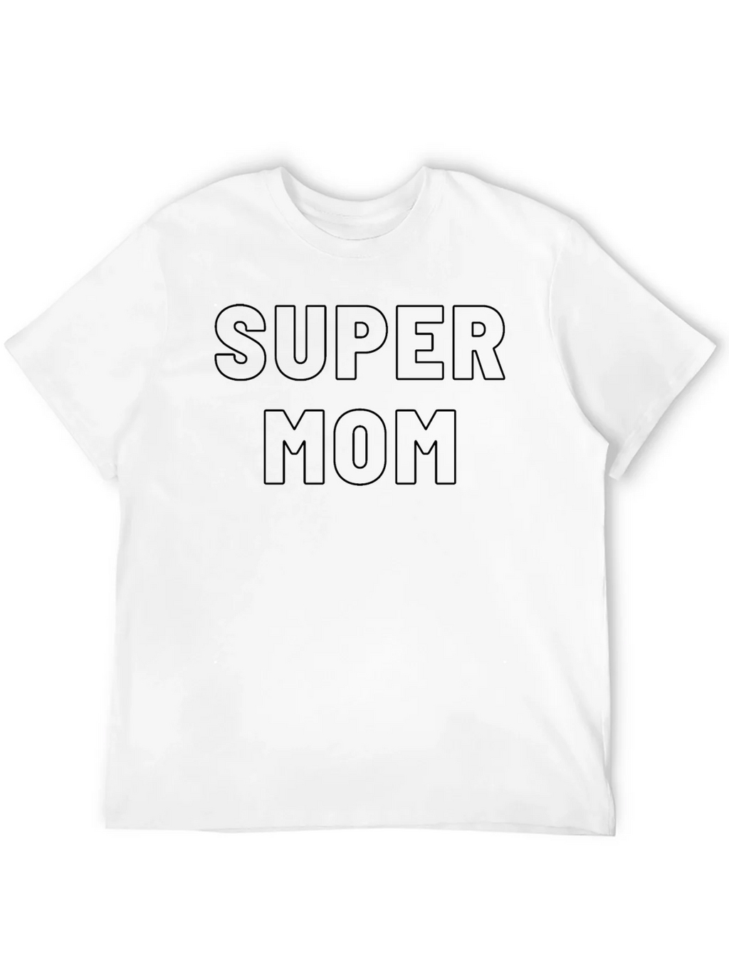 Super Mom Graphic T-Shirt - Black Cotton Tee product image 10