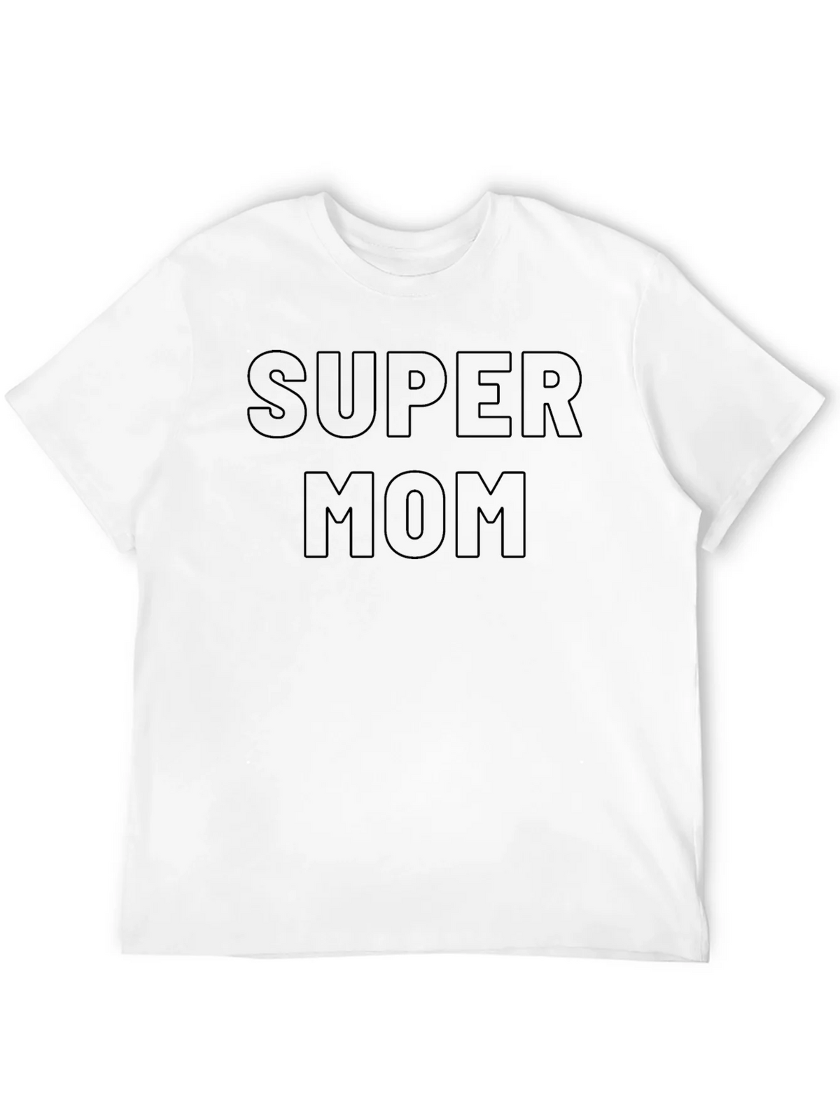 Super Mom Graphic T-Shirt - Black Cotton Tee product image 10