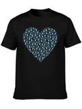 Heart of Hearts Tee - Black Cotton Casual Wear product image 1
