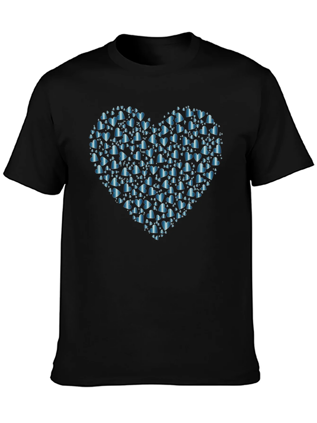 Heart of Hearts Tee - Black Cotton Casual Wear product image 1