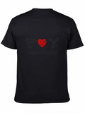Vegan Family Graphic Tee - Soft Black Cotton product image 1