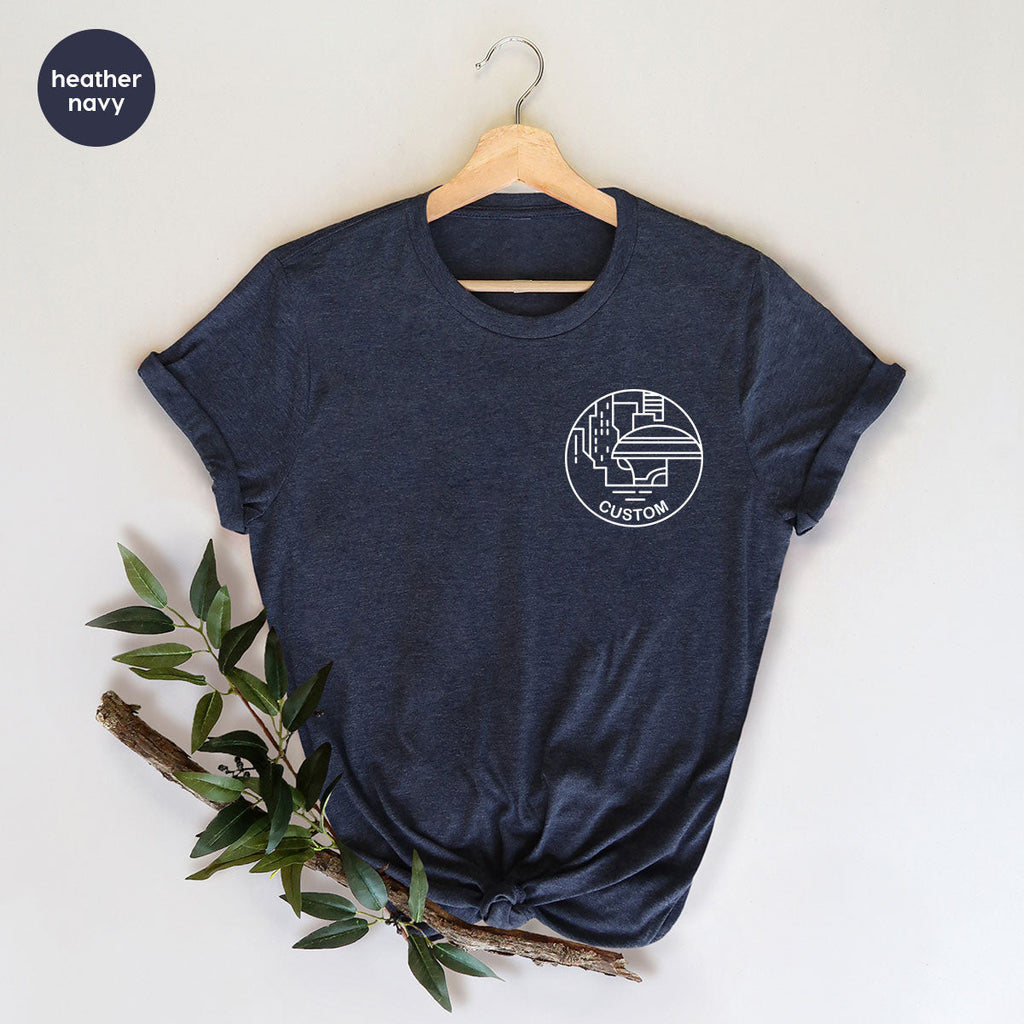 Planet Line Drawing Sweatshirt, Customizable Galaxy Pocket product image 13