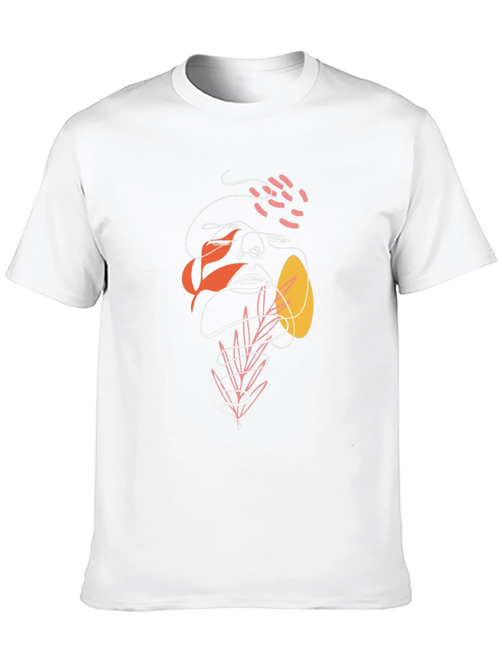 Abstract Face Graphic Tee - Modern Art Shirt product image 8