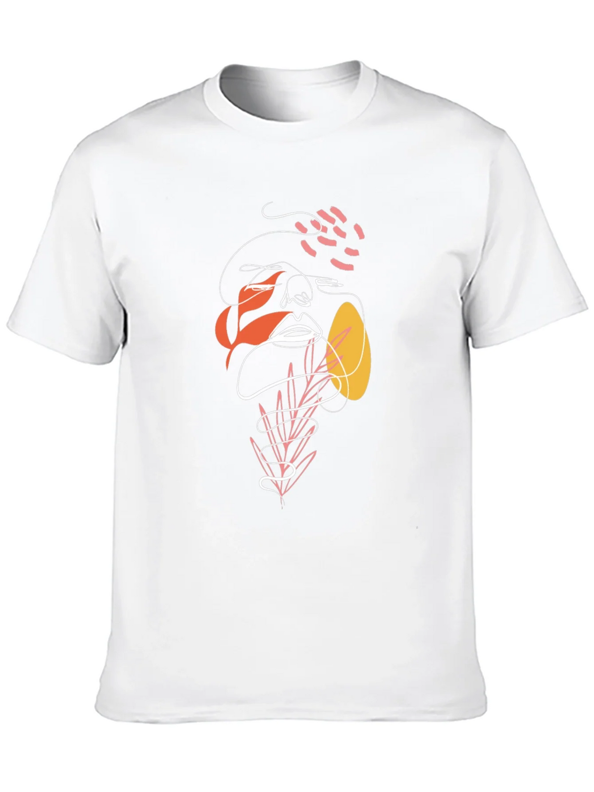 Abstract Face Graphic Tee - Modern Art Shirt product image 8