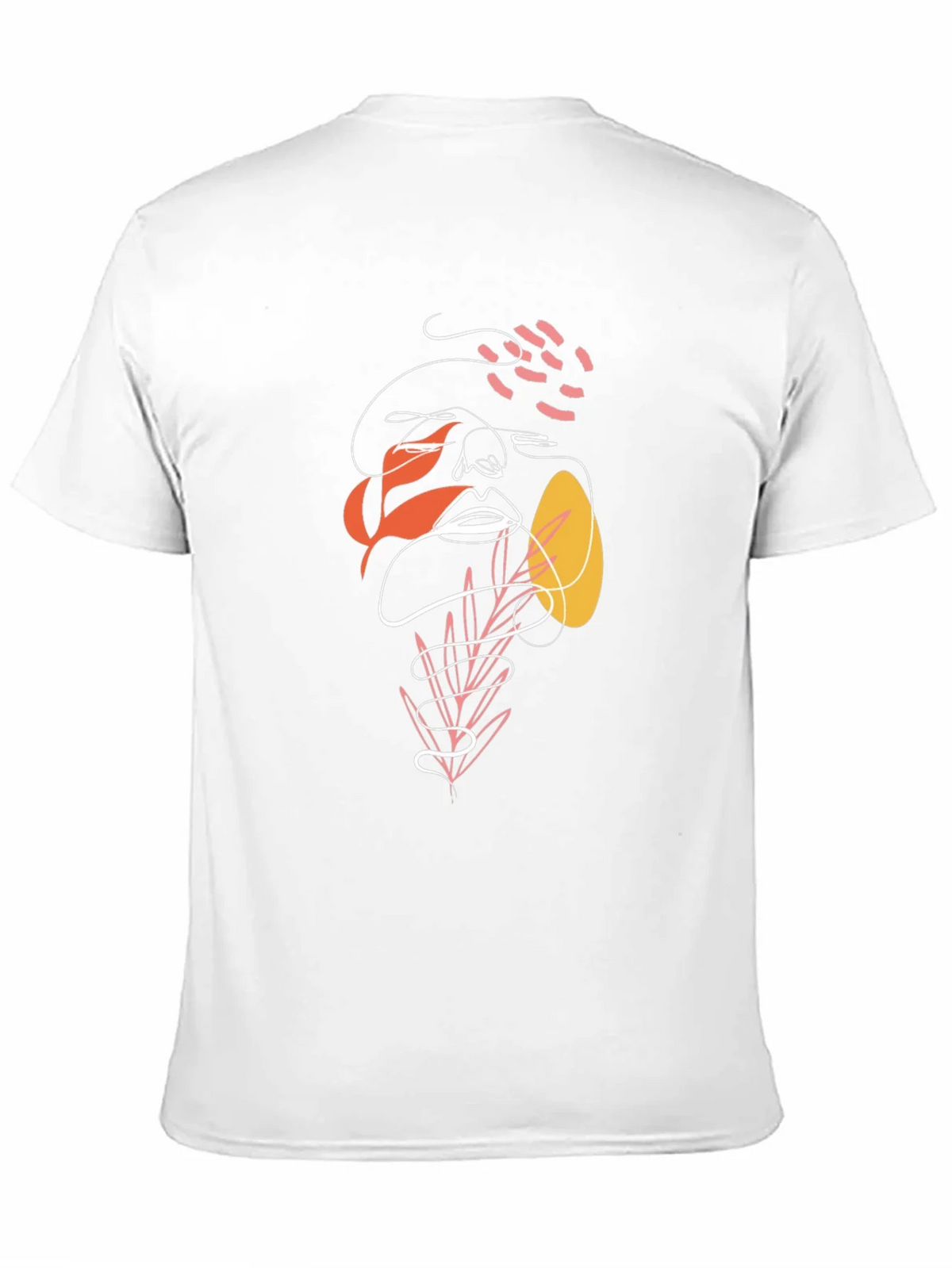 Abstract Face Graphic Tee - Modern Art Shirt product image 9