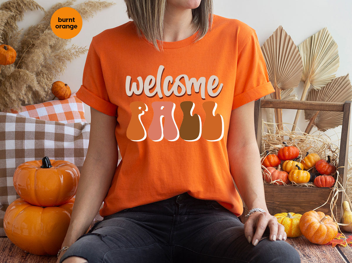 Welcome Fall Shirt, Season 2022 T-Shirt, Funny Tee, to Gift product image 7