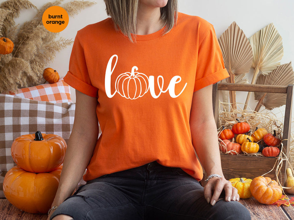 Pumpkin Love Shirt, Fall For Men, Women product image 1