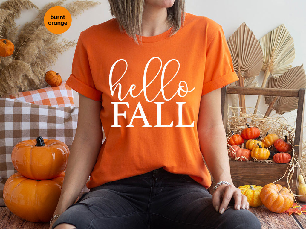 Hello Fall Shirt, 2022 T-Shirt, Tee, Men's Women's product image 3