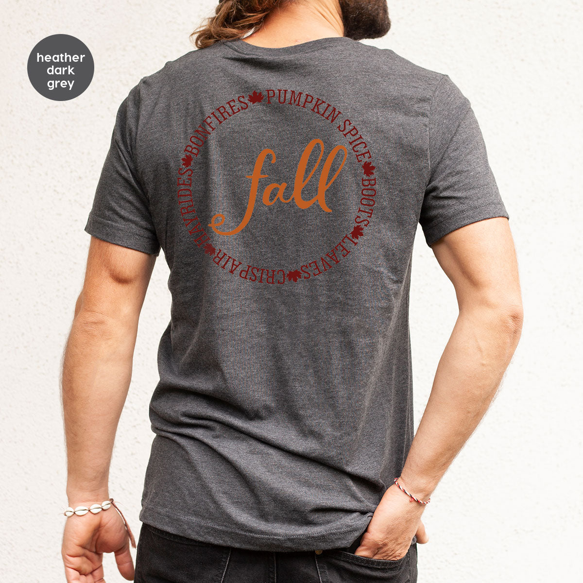 Circle Fall Shirt, Halloween T-Shirt, Tee product image 6