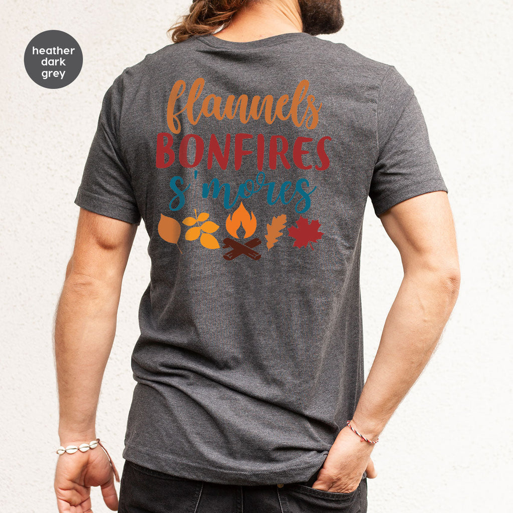Thanksgiving Fall T-Shirt, 2022 Season Shirt, Bonfires Gift product image 6