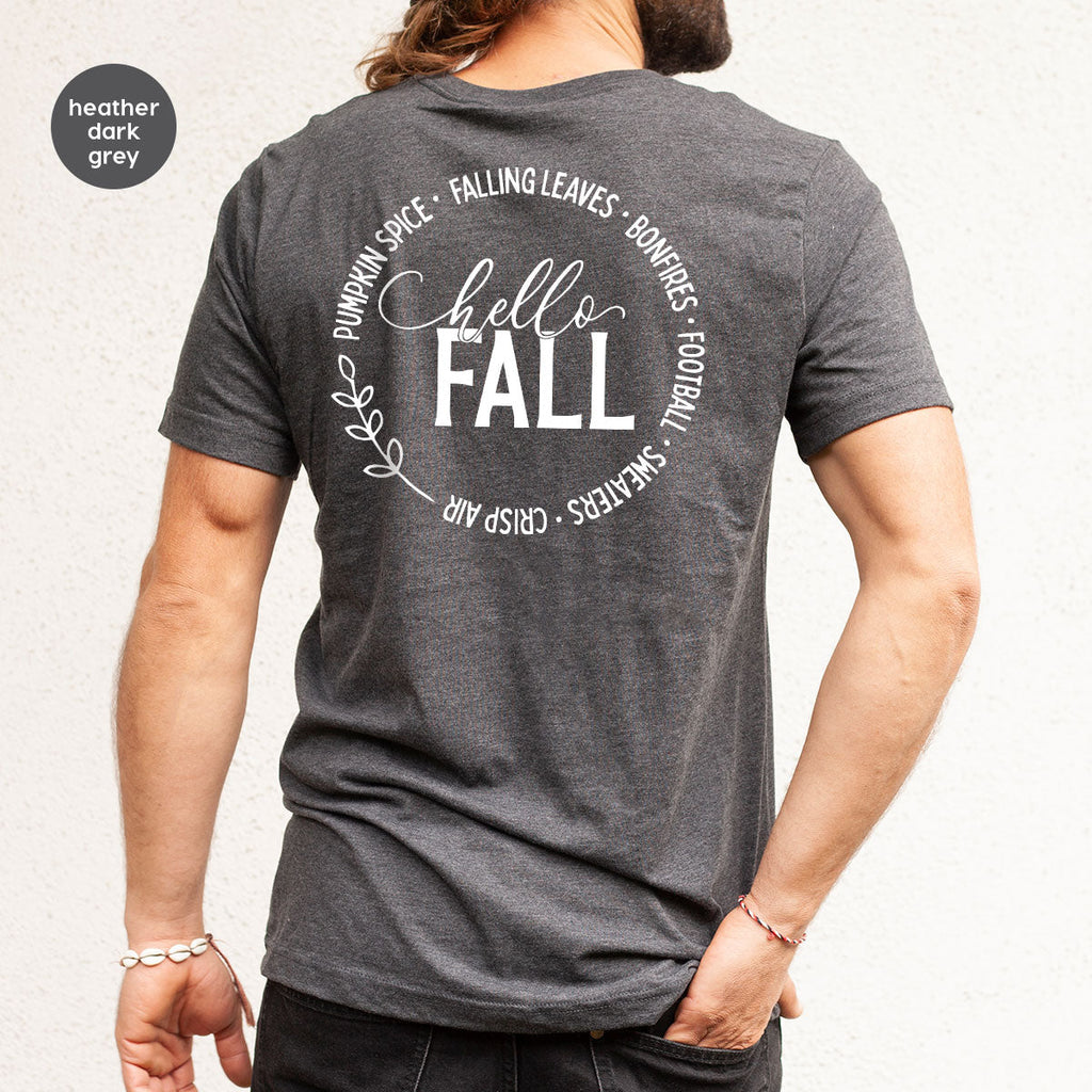 Falling Leaves Shirt, 2022 Pumpkin Season T-Shirt, Spice product image 7