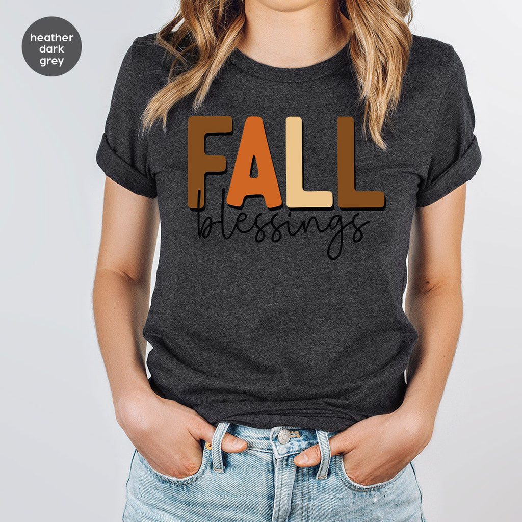 Fall Blessings Shirt, 2022 Season Autumn Graphic Tee product image 7