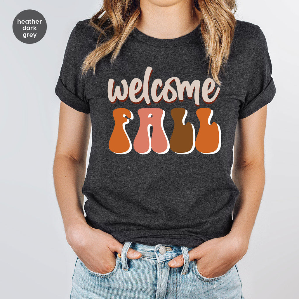 Welcome Fall Shirt, Season 2022 T-Shirt, Funny Tee, to Gift product image 9