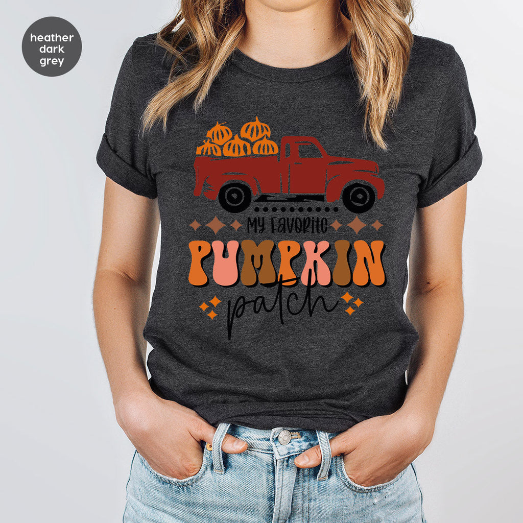 Pumpkin Truck Shirt, 2022 Harvest Season T-Shirt, Tee product image 7