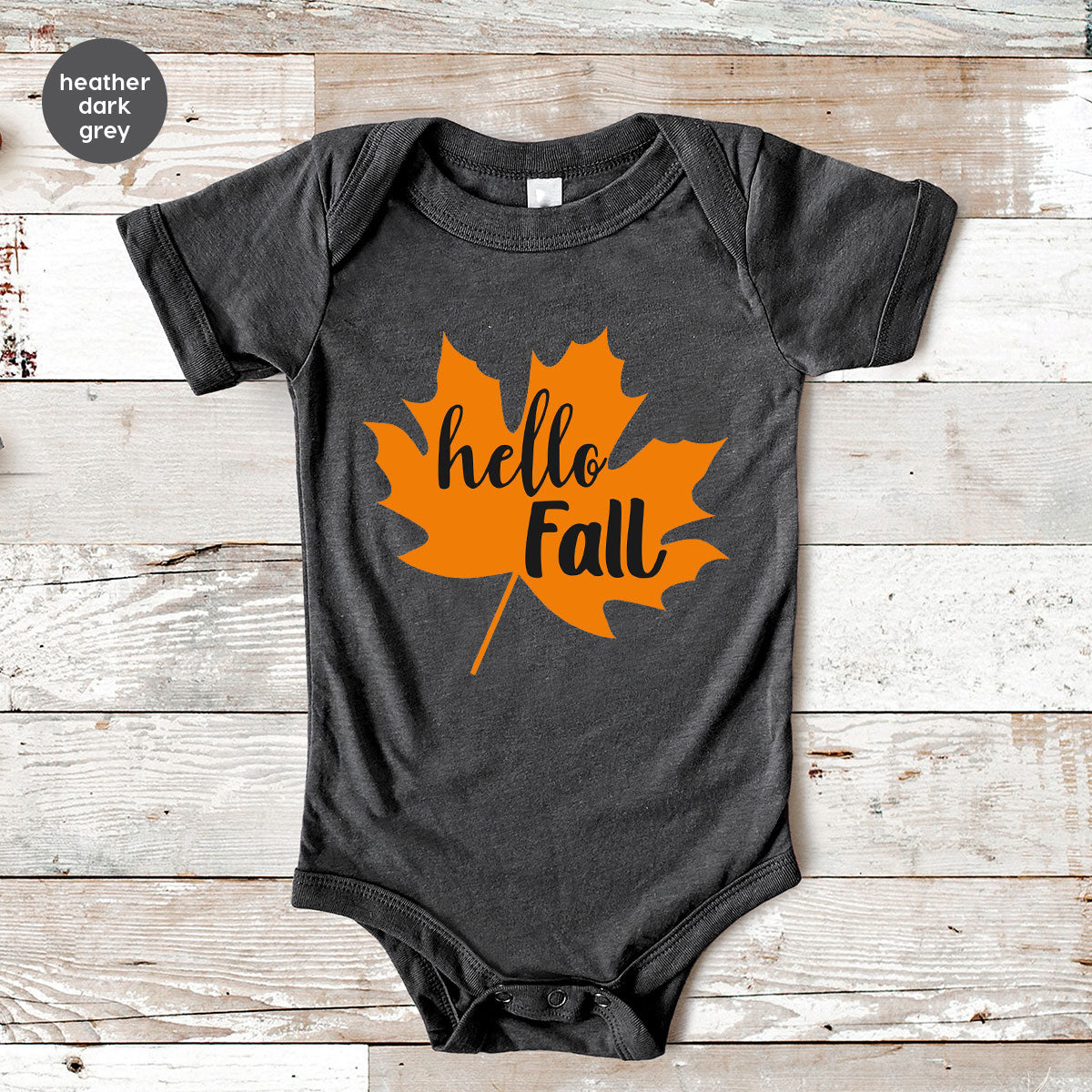 Hello Fall Shirt, 2022 Thanksgiving T-Shirt, Leaf Gift For product image 8
