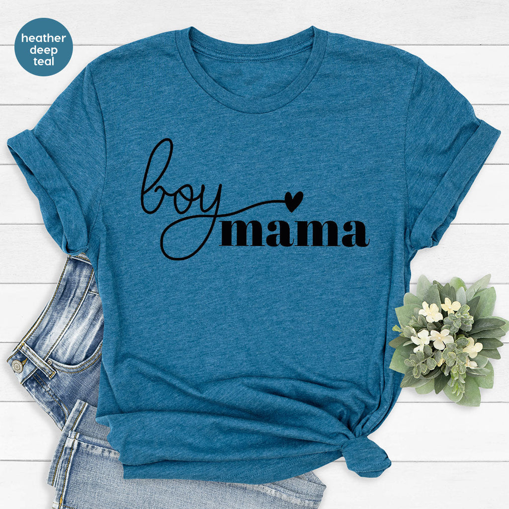 Mom and Boy Shirt. Mama Love Gift For Mother Tee product image 41