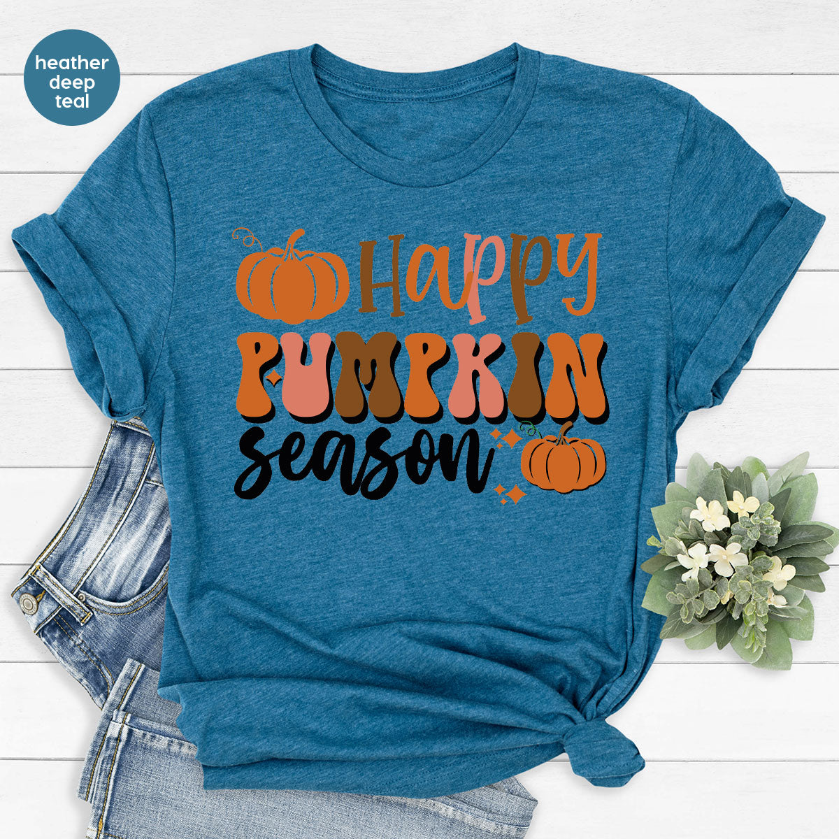 Happy Pumpkin Shirt, 2022 Season Design T-Shirt product image 3