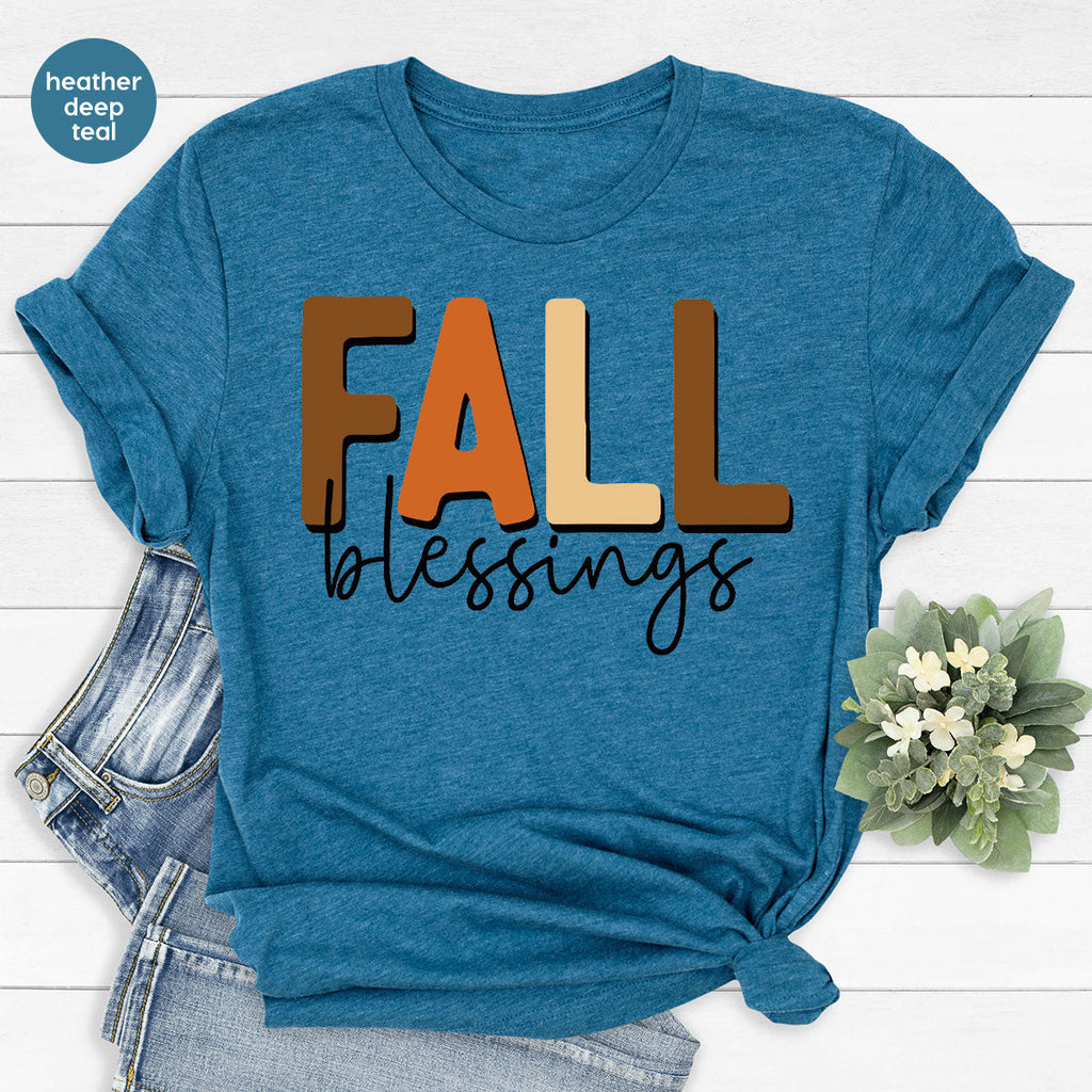 Fall Blessings Shirt, 2022 Season Autumn Graphic Tee product image 9