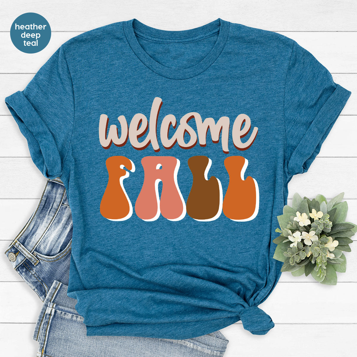 Welcome Fall Shirt, Season 2022 T-Shirt, Funny Tee, to Gift product image 11
