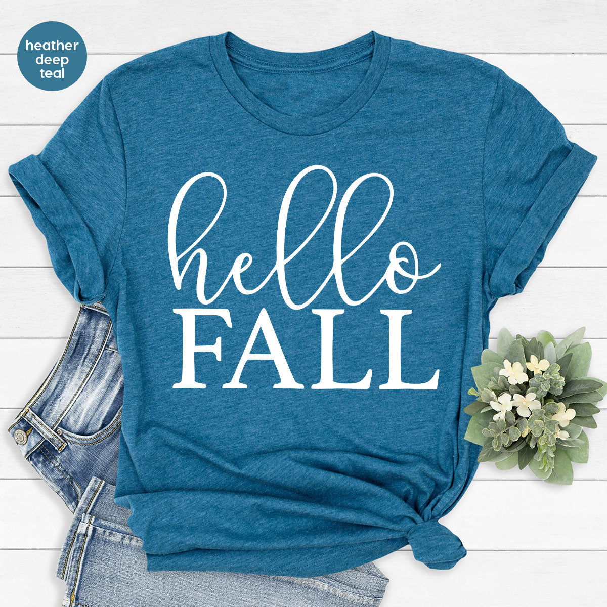 Hello Fall Shirt, 2022 T-Shirt, Tee, Men's Women's product image 7