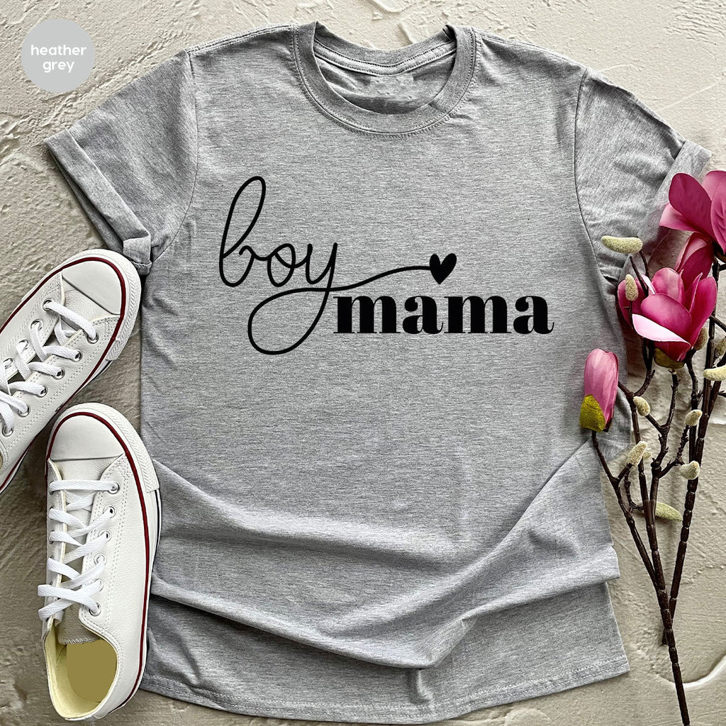 Mom and Boy Shirt. Mama Love Gift For Mother Tee product image 42