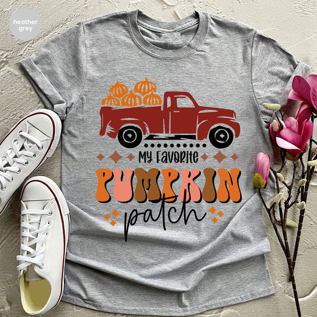 Pumpkin Truck Shirt, 2022 Harvest Season T-Shirt, Tee product image 10