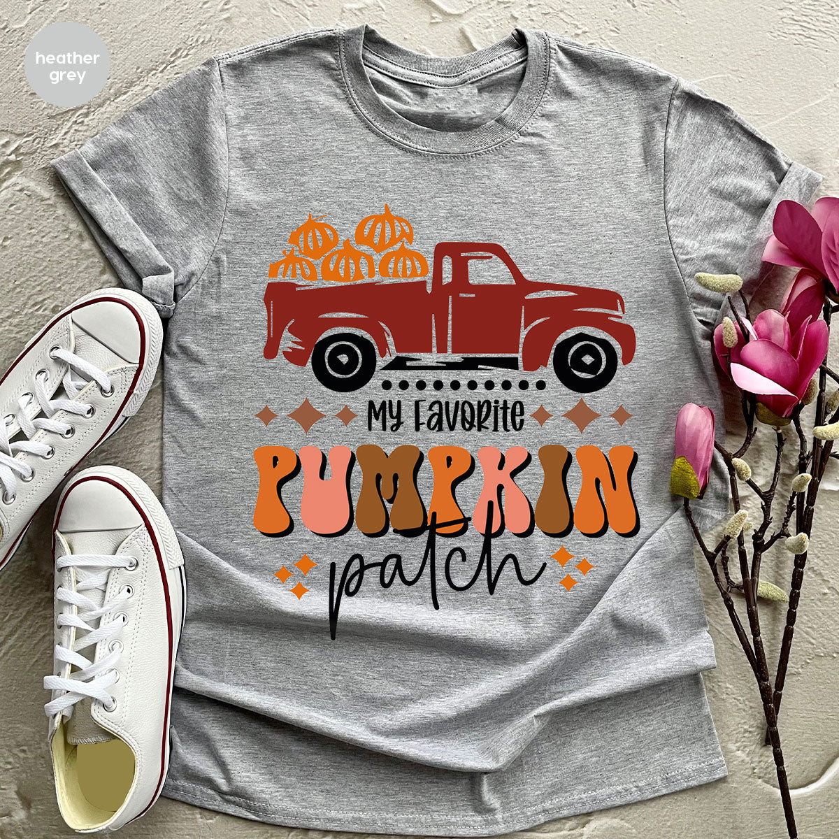 Pumpkin Truck Shirt, 2022 Harvest Season T-Shirt, Tee product image 10