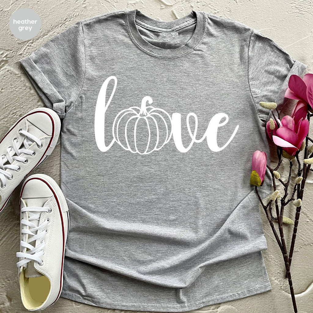 Pumpkin Love Shirt, Fall For Men, Women product image 6