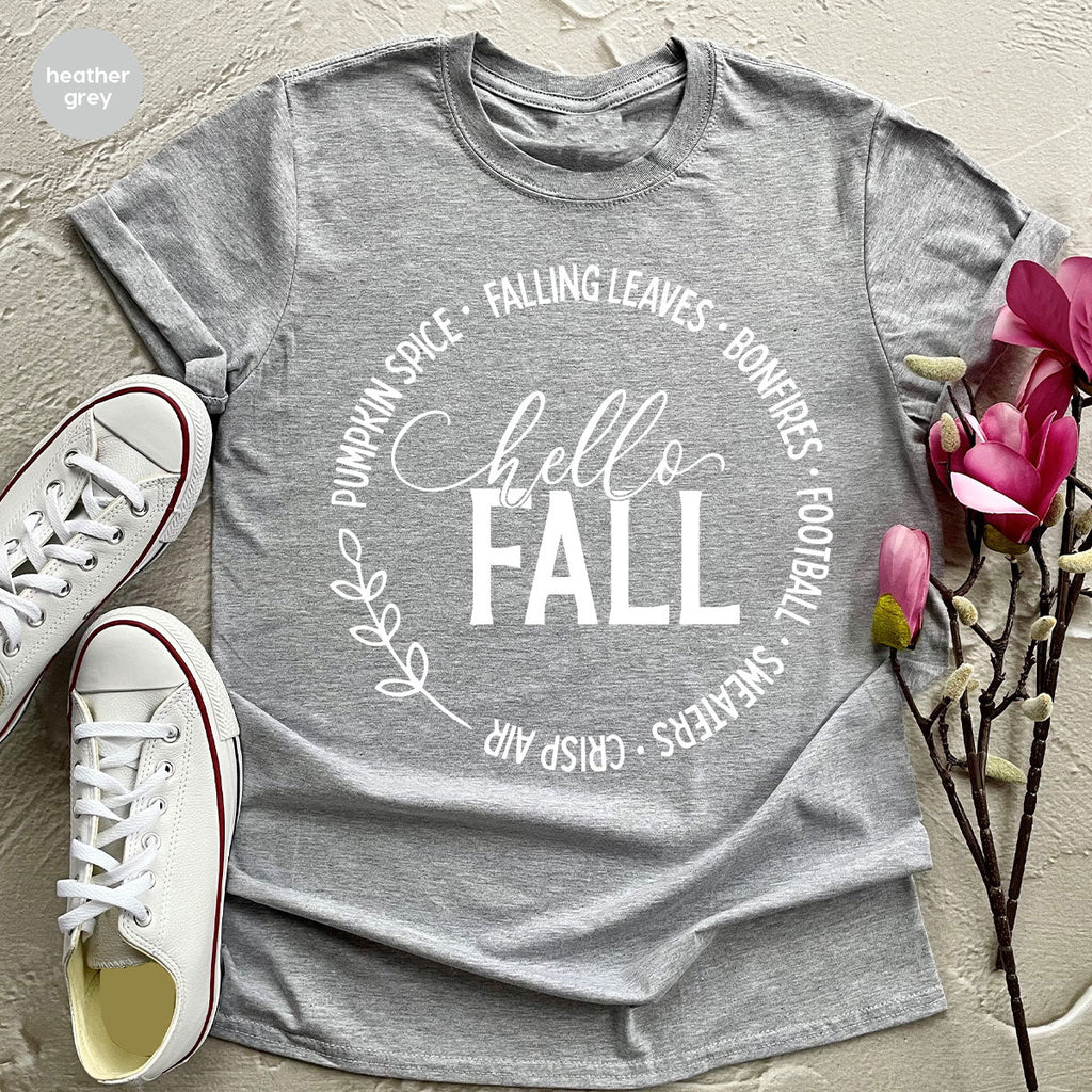 Falling Leaves Shirt, 2022 Pumpkin Season T-Shirt, Spice product image 11