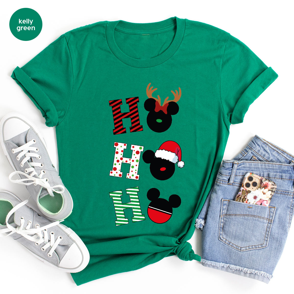 H For Christmas T-Shirt, Deer Shirt, Funny 2023 Tee Family product image 7