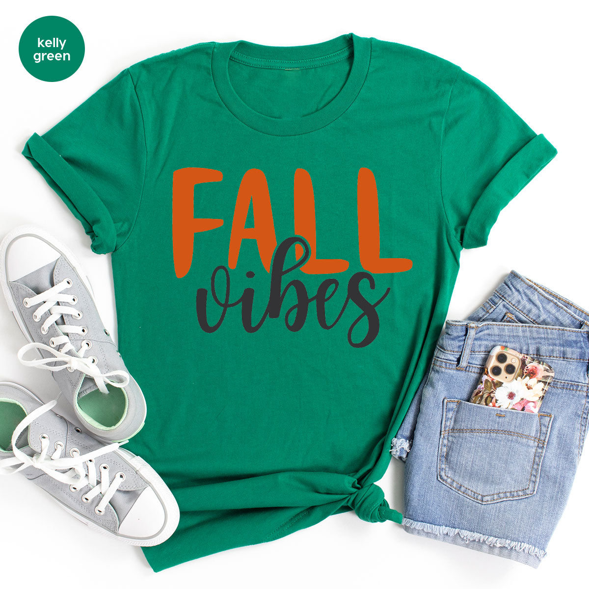 Fall Vibes Shirt, 2023 Tee For Families product image 12