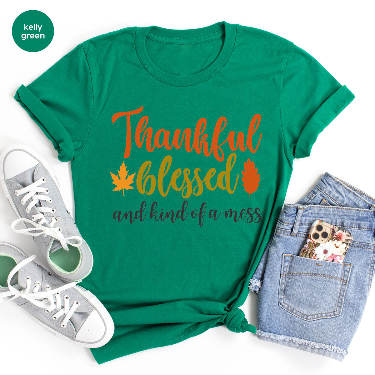 Thanksgiving Blessed Shirt, 2022 T-Shirt, Thankful product image 14