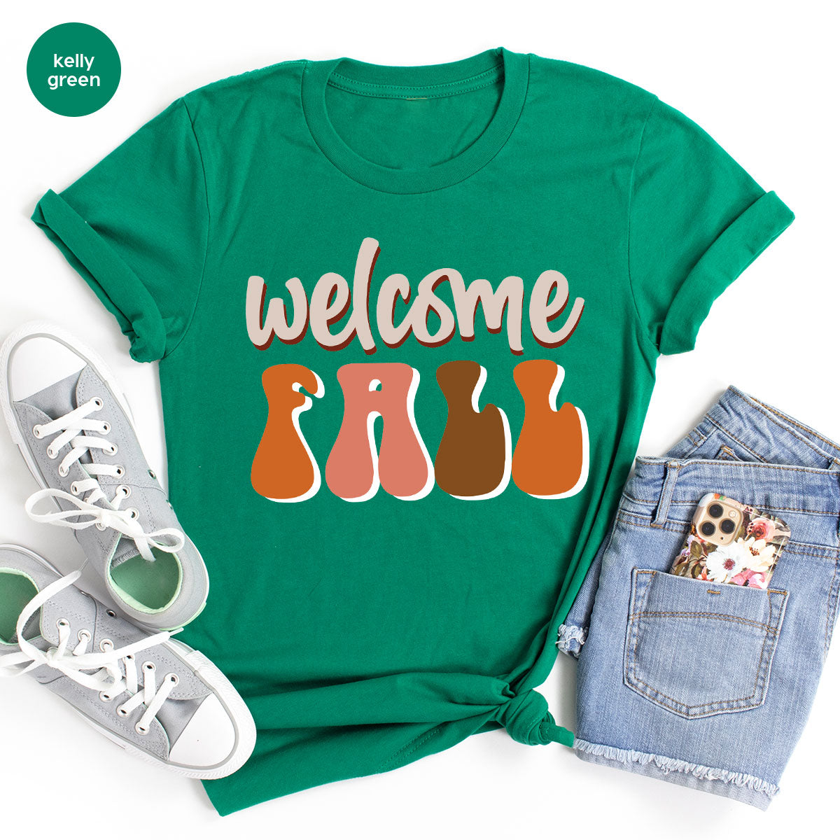 Welcome Fall Shirt, Season 2022 T-Shirt, Funny Tee, to Gift product image 17