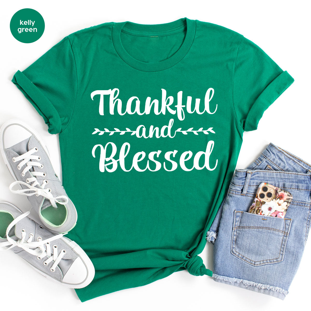 Thankful and Blessed Shirt, 2022 Thanksgiving Design product image 15