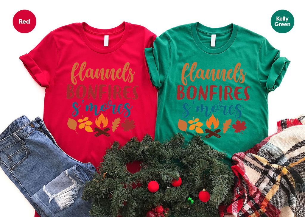 Thanksgiving Fall T-Shirt, 2022 Season Shirt, Bonfires Gift product image 16