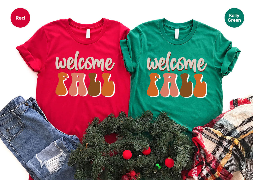 Welcome Fall Shirt, Season 2022 T-Shirt, Funny Tee, to Gift product image 18
