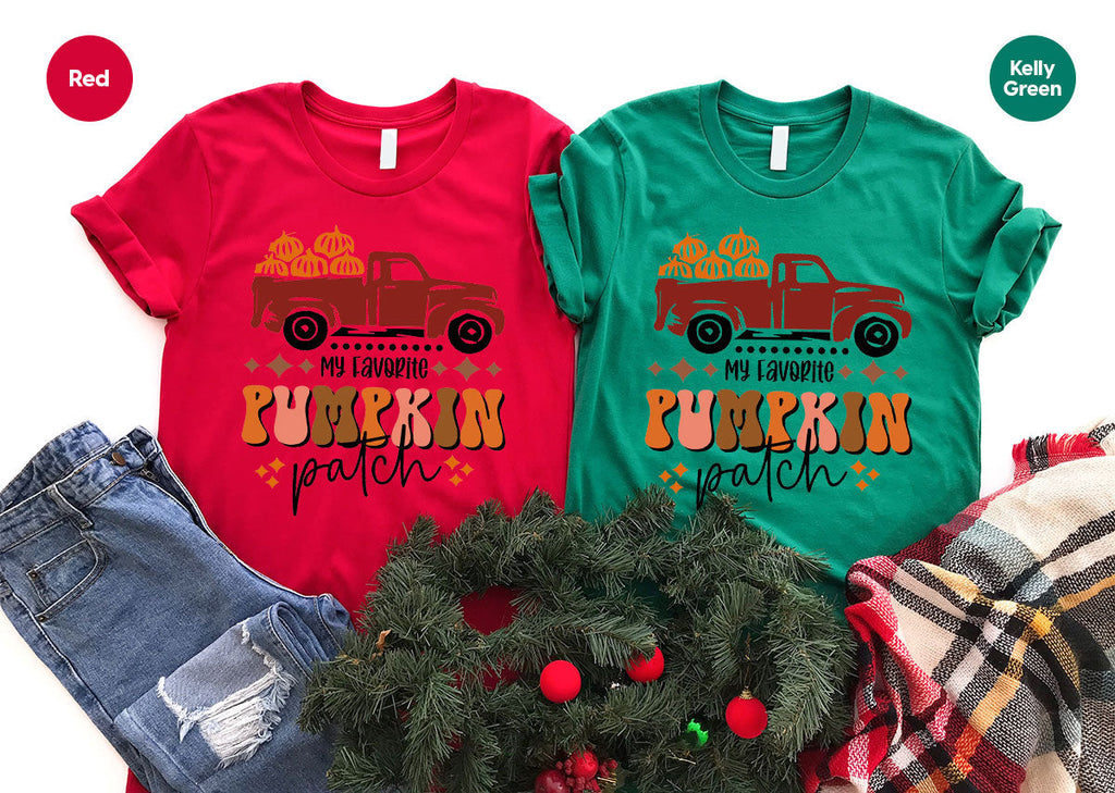 Pumpkin Truck Shirt, 2022 Harvest Season T-Shirt, Tee product image 16