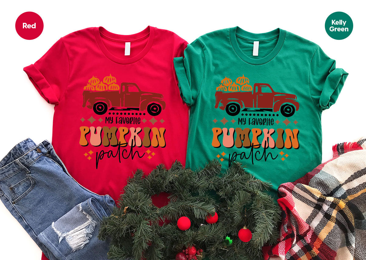 Pumpkin Truck Shirt, 2022 Harvest Season T-Shirt, Tee product image 16