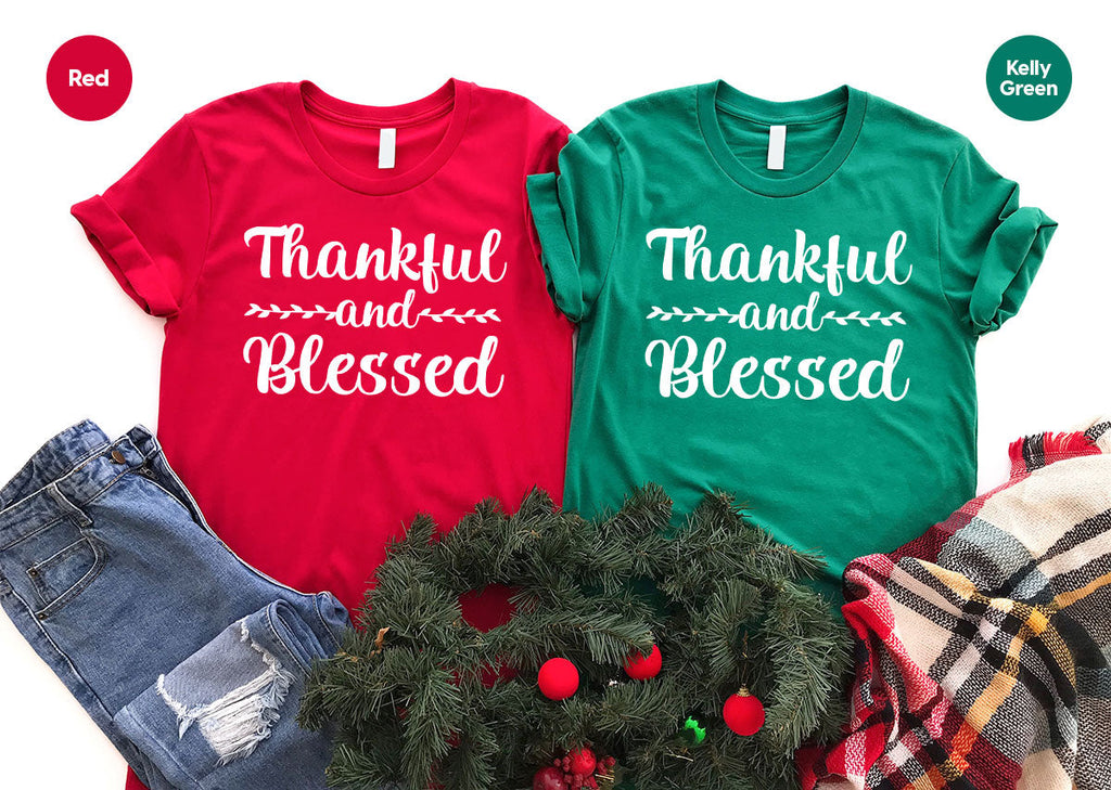 Thankful and Blessed Shirt, 2022 Thanksgiving Design product image 16