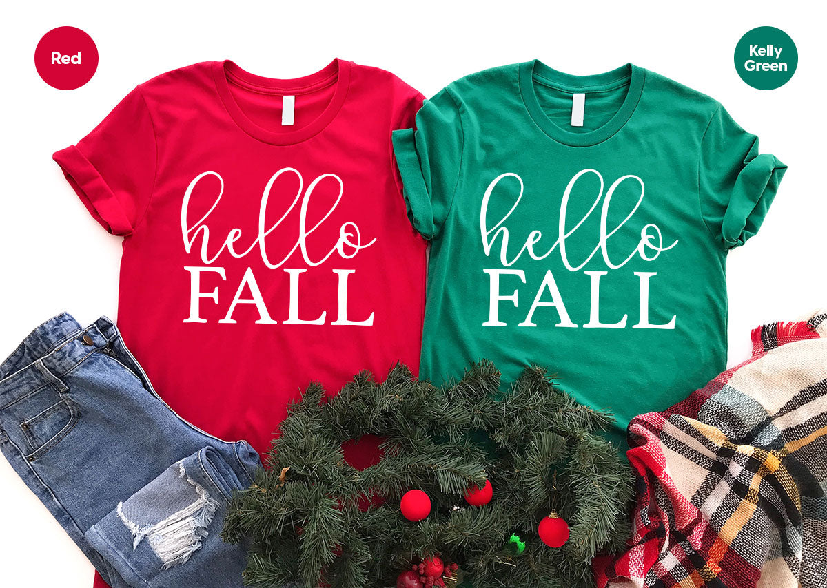 Hello Fall Shirt, 2022 T-Shirt, Tee, Men's Women's product image 14