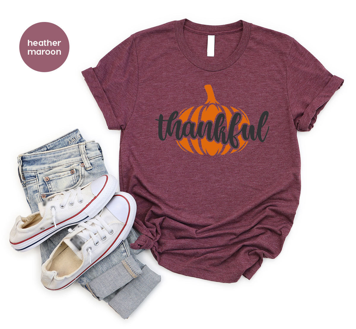 2023 Thanksgiving T-Shirt, Tee, Thankful Shirt, Gift product image 21