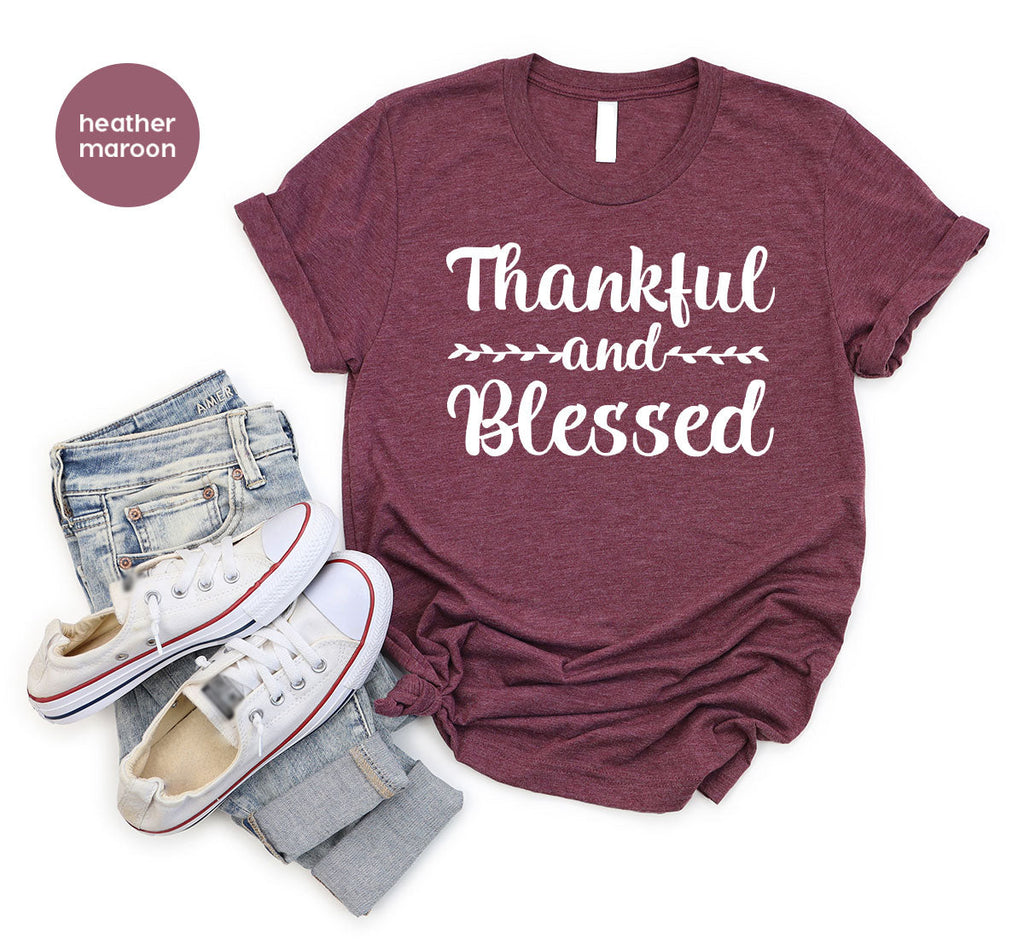 Thankful and Blessed Shirt, 2022 Thanksgiving Design product image 21