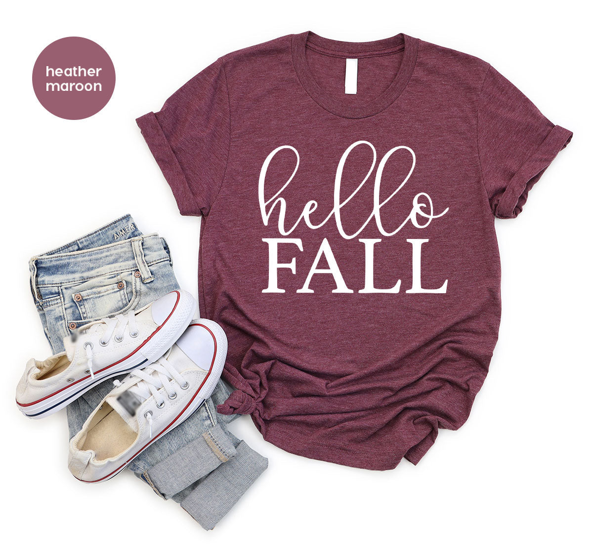 Hello Fall Shirt, 2022 T-Shirt, Tee, Men's Women's product image 19