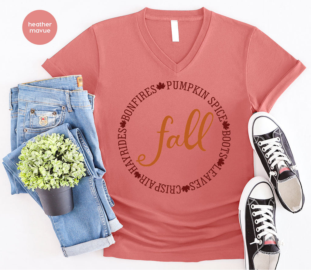 Circle Fall Shirt, Halloween T-Shirt, Tee product image 23