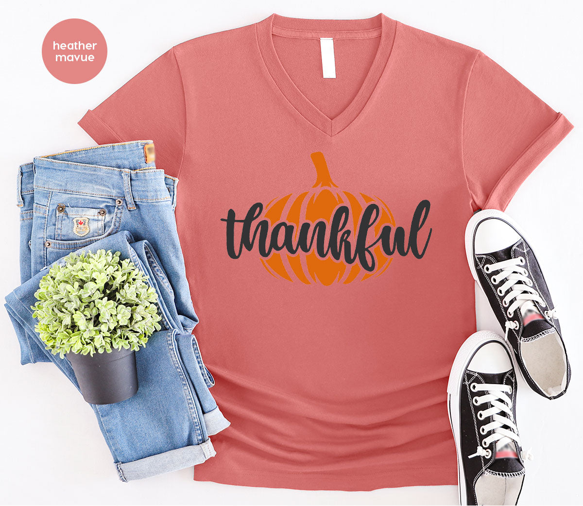 2023 Thanksgiving T-Shirt, Tee, Thankful Shirt, Gift product image 23