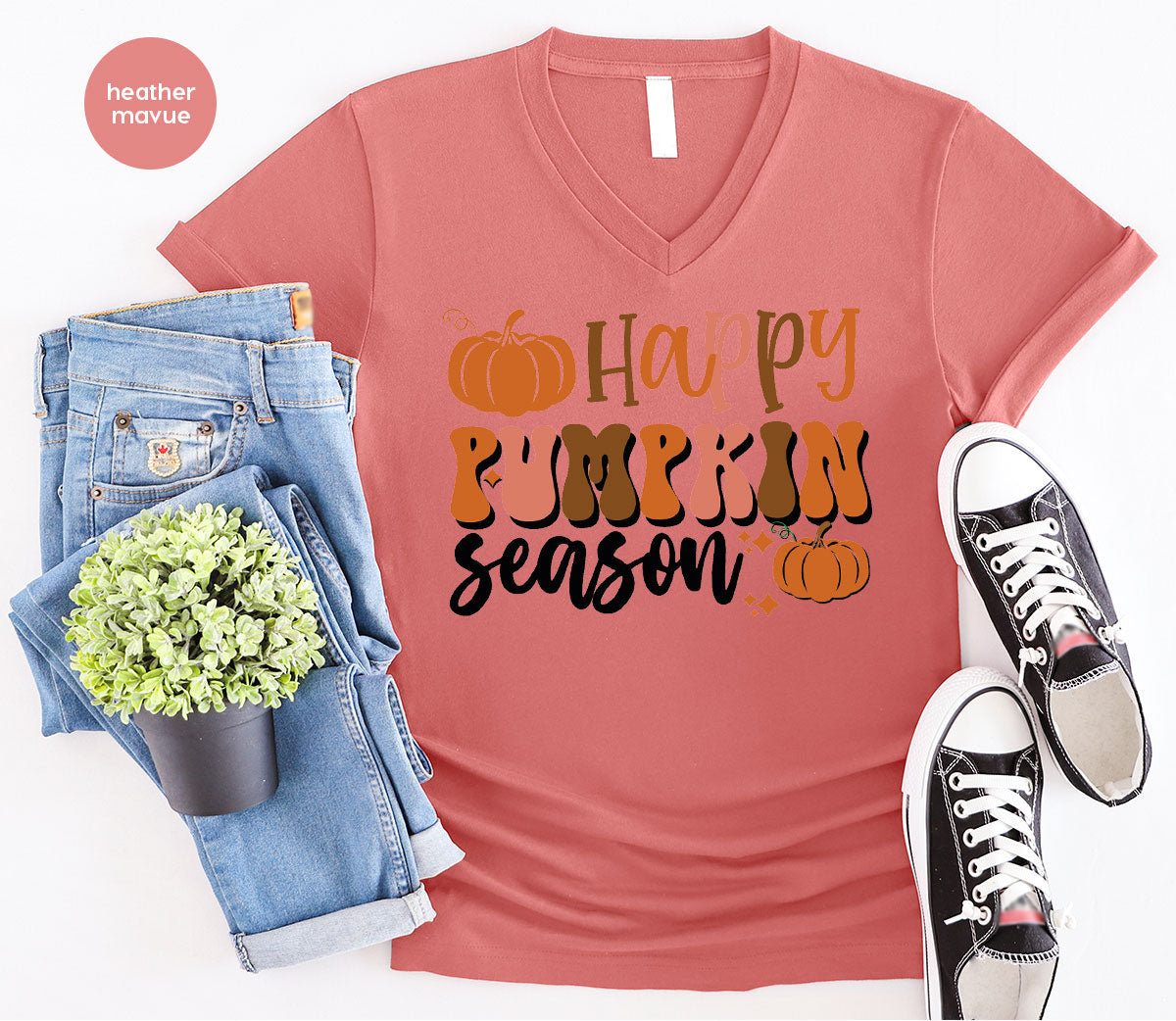 Happy Pumpkin Shirt, 2022 Season Design T-Shirt product image 17